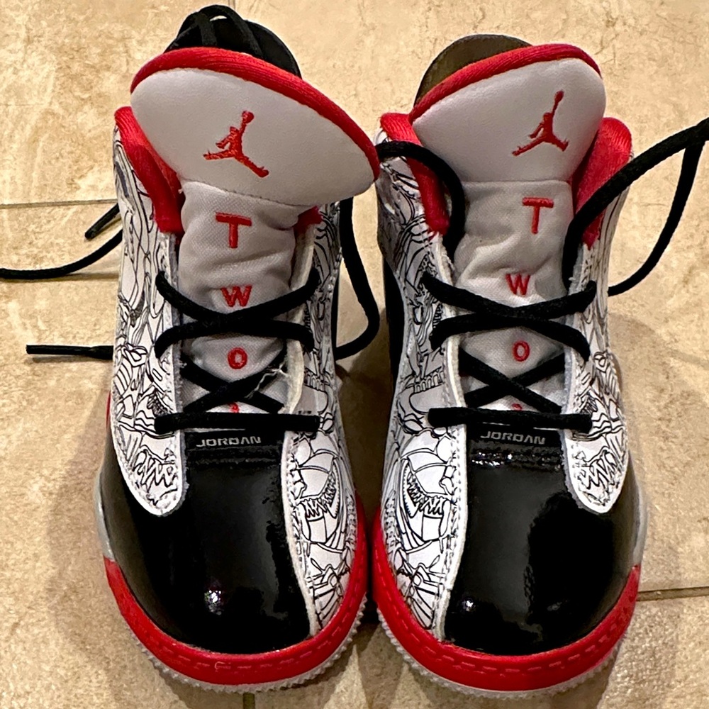 Nike Jordan Dub Zero DV1358-160 White/True Red-Black like new
